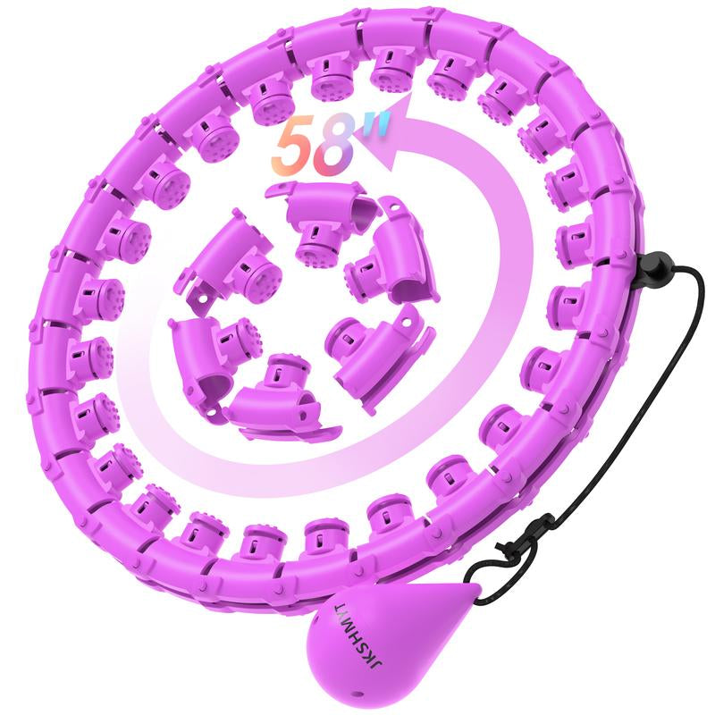 JKSHMYT HOT Infinity Fit Hoop plus Size, 30 Detachable Links, Exercise Hoop for Women and Beginners