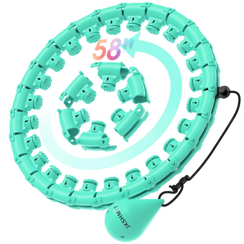 JKSHMYT HOT Infinity Fit Hoop plus Size, 30 Detachable Links, Exercise Hoop for Women and Beginners